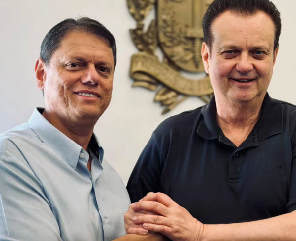 tarcísio de Freitas e Gilberto Kassab