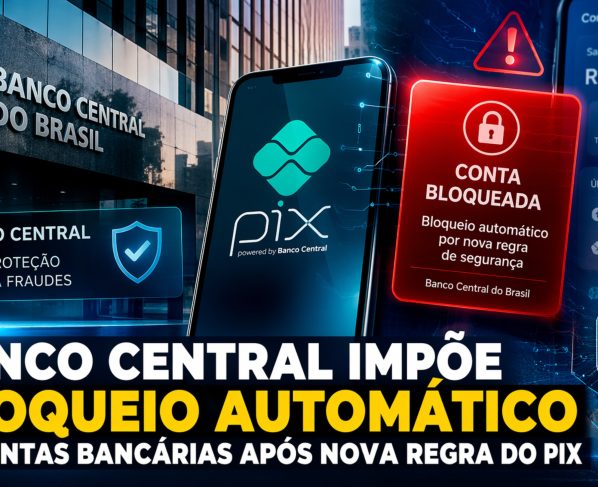 Banco Central impõe bloqueio automático de contas bancárias após nova regra do PIX