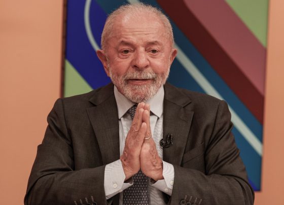 Foto de Lula em entrevista ao programa Sem Censura