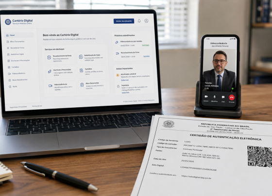 Cartório online: atos digitais têm validade, mas um detalhe decide se o documento funciona