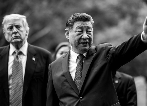 Donald Trump (EUA) e Xi Jinping (China)