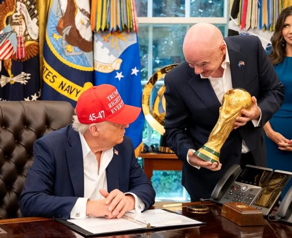 Trump Infantino Copa do Mundo
