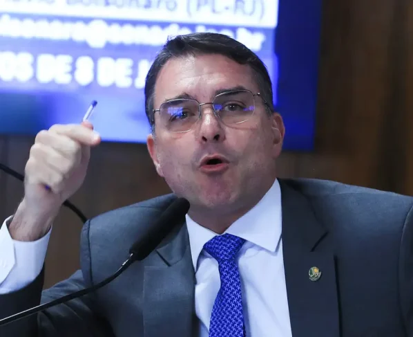 O senador Flávio Bolsonaro (PL-RJ).