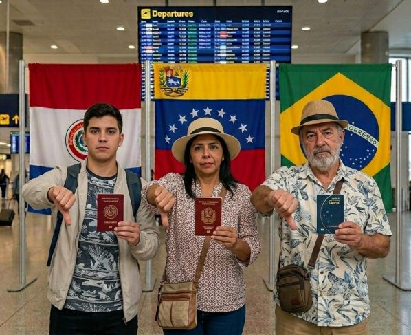 É oficial: Brasil, Venezuela e Paraguai definem regras para turistas com passaporte vencido nas fronteiras