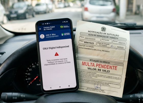 O que acontece se você não pagar uma multa de trânsito em 2026?