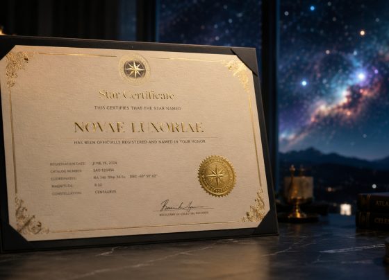 Quanto custa a taxa governamental oculta para dar o seu nome a uma estrela real ou buraco negro no céu?