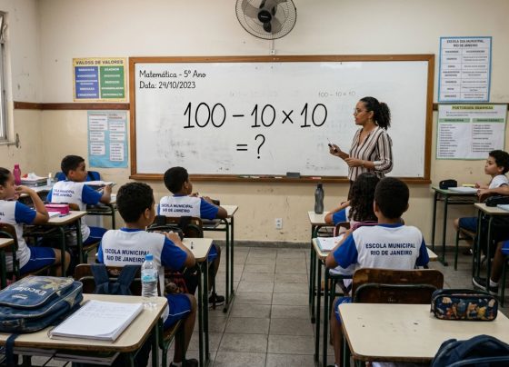 Só consegue resolver 100 - 10 × 10 quem começa pelo lugar certo e domina a matemática