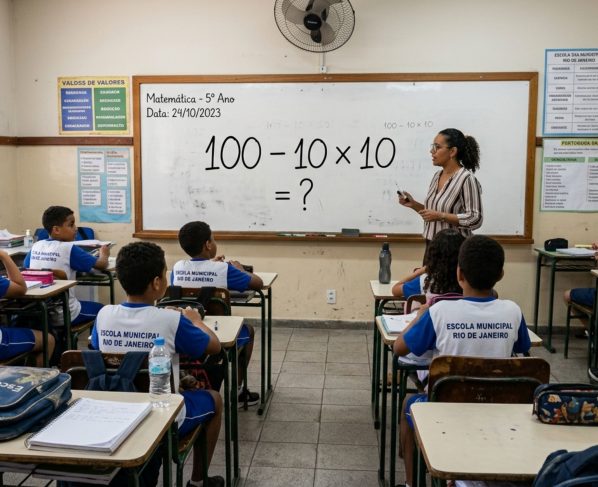 Só consegue resolver 100 - 10 × 10 quem começa pelo lugar certo e domina a matemática