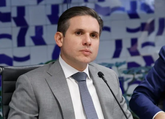 O presidente da Câmara dos Deputados, Hugo Motta