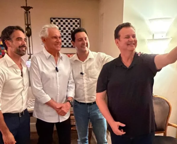 Da esquerda à direita: Eduardo Leite, Ronaldo Caiado, Ratinho Jr. e Gilberto Kassab