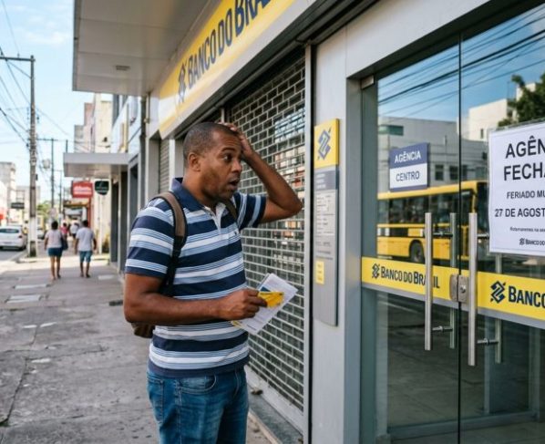 Agências bancárias fecham em 28 de agosto