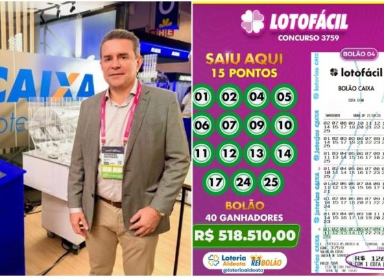 Após acertar duas Mega-Senas, “Rei do Bolão“ ganha na Lotofácil