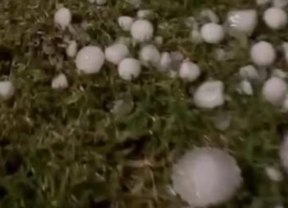 Após chuva de granizo, equipes da Prefeitura percorrem áreas afetadas em Florianópolis