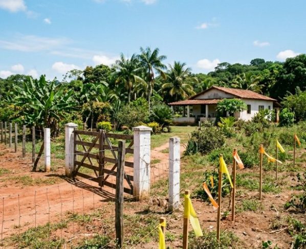 Casal compra sítio acreditando ter determinada área, instala cercas e estruturas e no limite do terreno e descobre divergência na divisa da propriedade