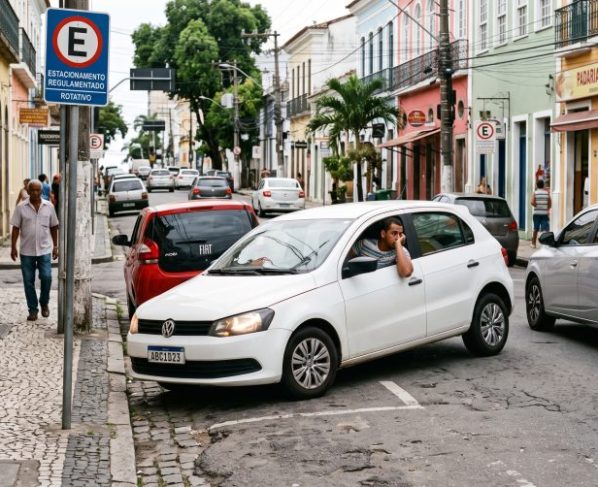 Dar marcha à ré na rua para não perder a entrada da vaga rende multa?