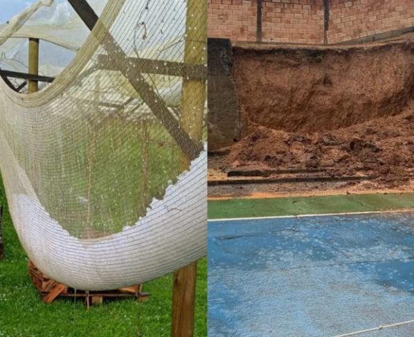 De deslizamentos a pontes destruídas: veja os estragos causados pelas chuvas em SC