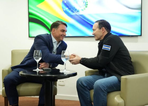 Flávio recebe ministro de El Salvador em SP e defende política marcada por violações de direitos humanos
