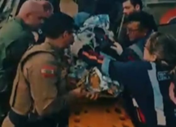 Homem é baleado na cabeça e levado de helicóptero ao hospital em Lages