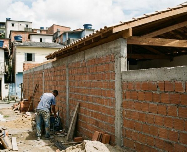 Homem viaja por uma semana, ao chegar em casa, descobre que o vizinho utilizou seu muro como parte da reforma da nova casa e exige que toda a obra seja desfeita ou receba indenização e caso vai parar na justiça
