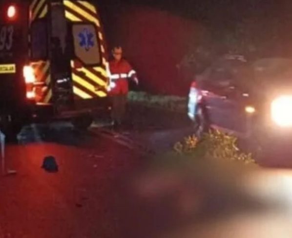 Motorista acha que atropelou animal na SC-415, mas encontra homem morto na pista