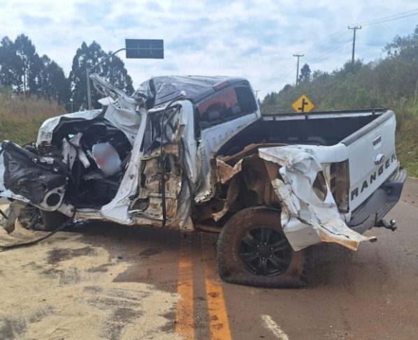 Motorista fica em estado grave após tentativa de ultrapassagem na SC-120