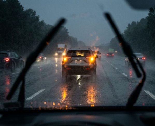 Motorista pode ser multado por ligar o pisca-alerta durante chuva forte e descobre que o recurso é reservado a imobilizações e emergências