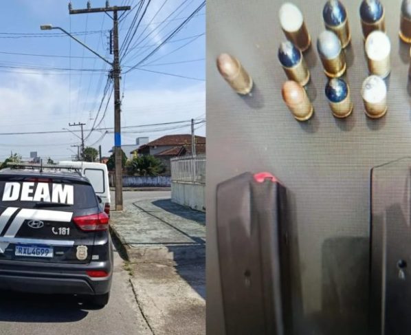 Munições são encontradas durante ação contra violência doméstica em SC