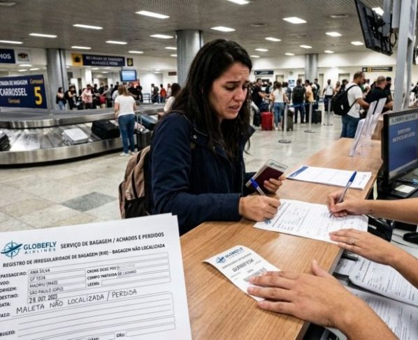 Passageiro despacha a mala, chega ao destino sem a bagagem e a companhia aérea nega o reembolso de parte dos gastos após analisar os comprovantes apresentados