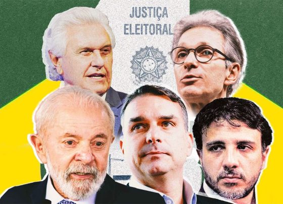 Quaest: Lula tem 38% no 1º turno; Flávio, 31%; Caiado, 4%; Renan, 4%; Zema, 2%