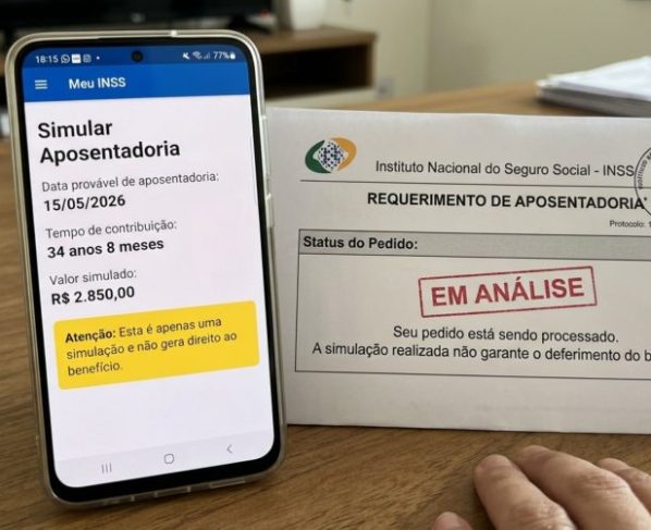 Segurado acompanha a simulação do Meu INSS por anos achando que a data exibida garantia sua aposentadoria, mas quando protocola o pedido, descobre que o resultado era apenas uma consulta baseada no CNIS