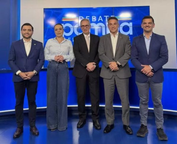 Candidatos ao governo do RS discutem saúde, segurança e economia em debate na TV Pampa