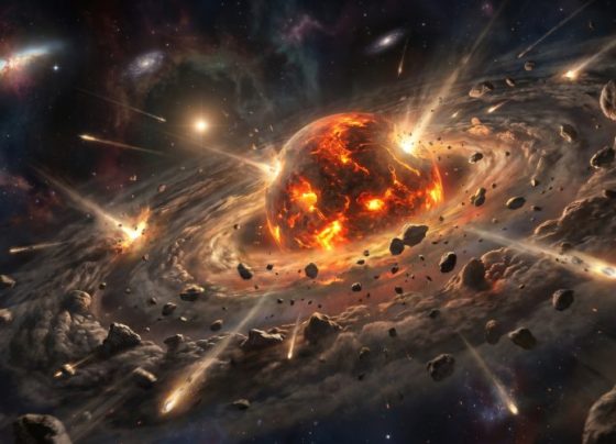 Esperava-se que planetas rochosos se tornassem comuns apenas depois que gerações de estrelas enriquecessem o universo ao longo de bilhões de anos