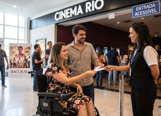 Pessoas com deficiência e seu acompanhante pagam metade do valor em cinemas, shows, teatros e eventos esportivos