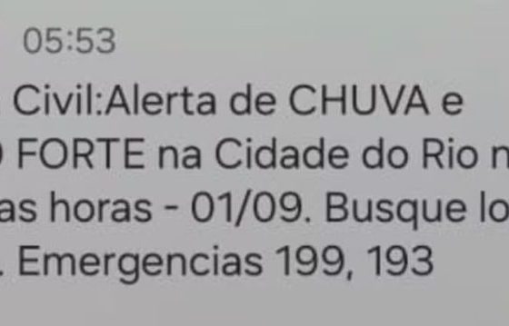 Ventania assusta moradores do Rio com rajadas de quase 70 km/h