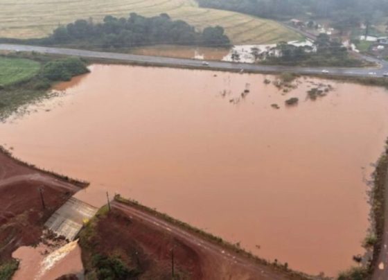 VÍDEO: Xanxerê entra em alerta após chuva intensa
