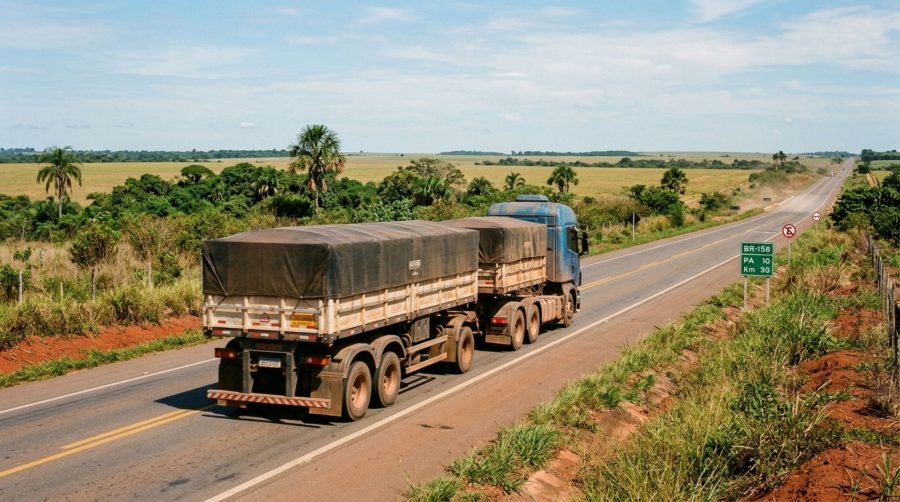 Cinco pontes de concreto foram construídas em um trecho de 108,5 km de rodovia que substituiu antigas travessias de madeira em uma importante rota de cargas do Norte