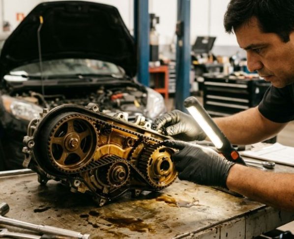 Dono de carro 1.0 turbo, troca o óleo por um mais barato, fora da especificação da montadora, e descobre que nesses motores a correia dentada trabalha mergulhada no óleo
