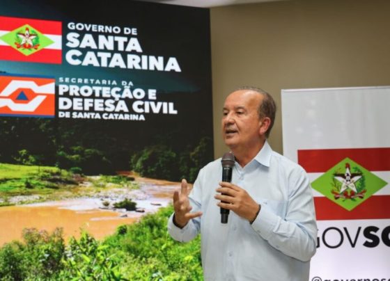 Governador Jorginho Mello autoriza construção da Barragem de Botuverá para conter enchentes em Brusque e região 