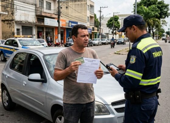 Homem agenda a renovação da CNH vencida há mais de 40 dias, continua dirigindo porque já pagou a taxa do Detran e descobre na fiscalização que o agendamento não regulariza o documento
