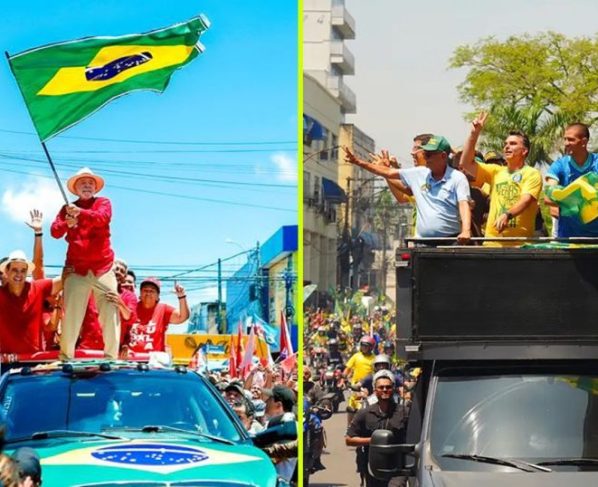 Lula faz comício em Natal e Flávio participa de moto-carreata no Rio