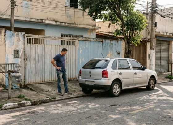 Motorista estaciona ao lado de uma guia rebaixada porque não existe garagem no imóvel e descobre que a presença de uma rampa exige atenção à finalidade do acesso e às regras de estacionamento