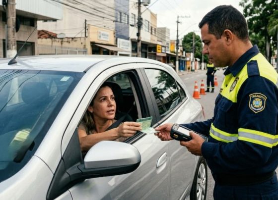 Mulher renova a CNH, continua carregando a carteira antiga no porta-luvas e, ao ser parada em uma blitz, descobre como o agente verifica qual documento está válido