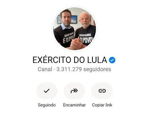 PT registra canal ‘Exército do Lula’ no TSE após exigência de Nunes Marques