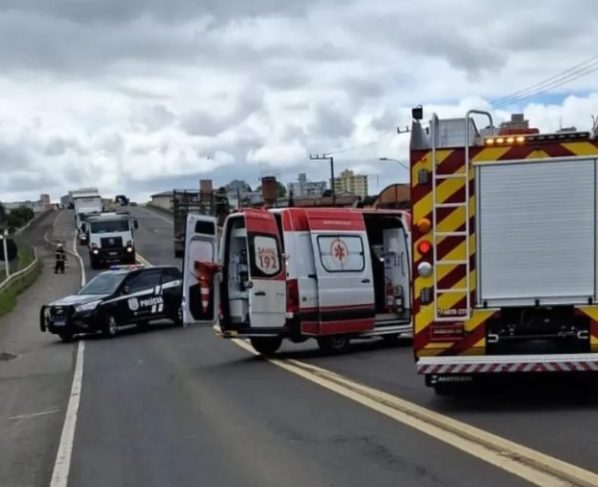 VÍDEO: Jovem tem braço decepado após ser atingido por caminhão na BR-282, em Lages