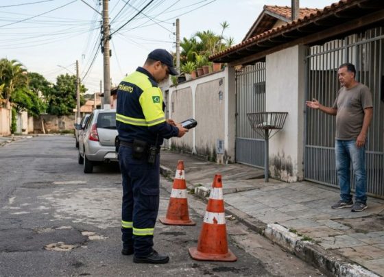 Vizinho coloca cones na rua para reservar uma vaga na frente de casa e descobre que não pode transformar espaço público em estacionamento particular